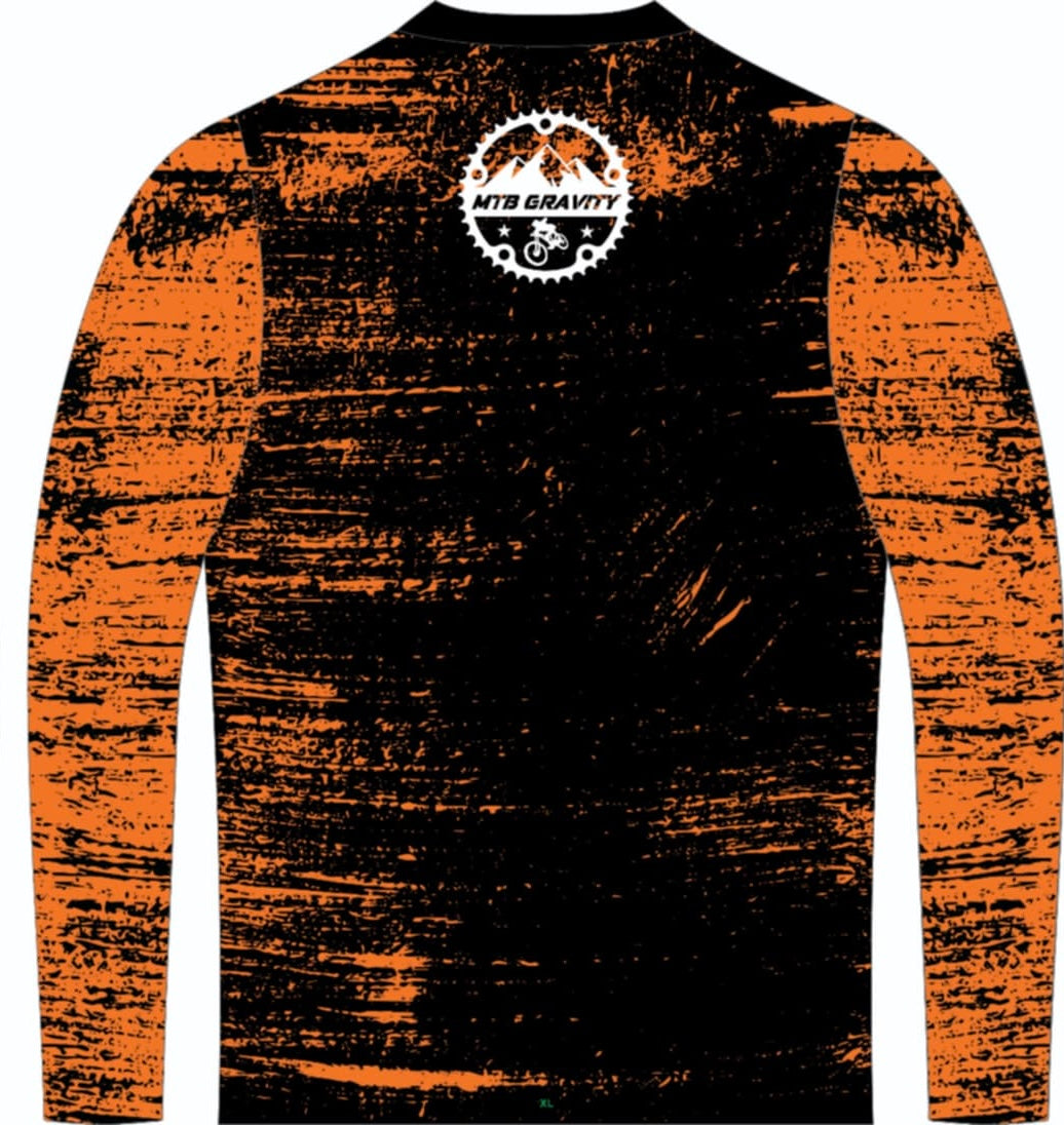 Gravity grunge orange