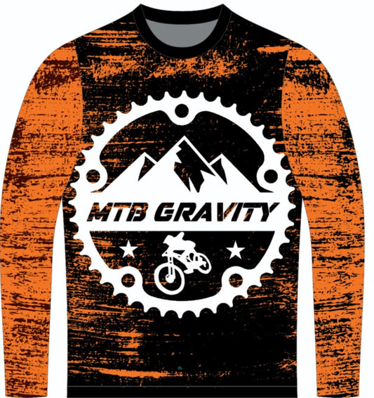 Gravity grunge orange